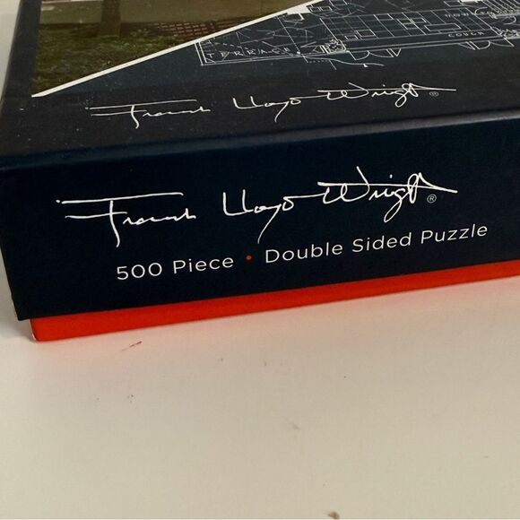 Galison Frank Lloyd Wright Falling Water Double-Sided Puzzle 500pc - Picture 2 of 5